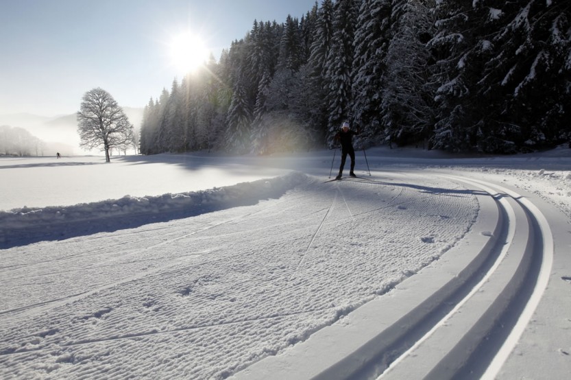 Langlaufen bei Sonnenschein © Herbert Raffalt